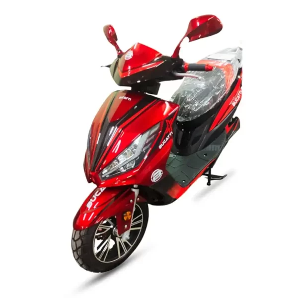 Moto Electrica Bucatti Raptor Lithium 72v 45ah en rojo