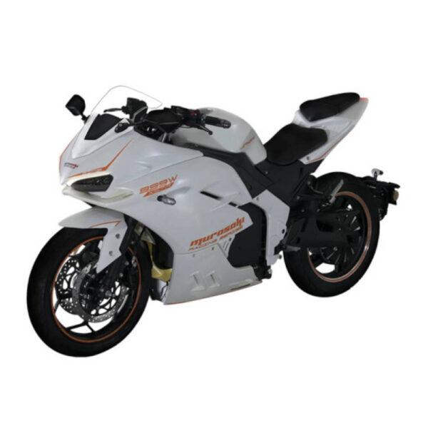 Moto Murasaki Xs7 Racing Series en blanco