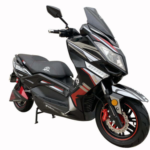 Scooter Eléctrico Mishozuki White Shark en negro